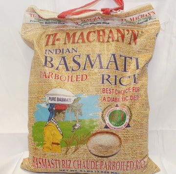 Indian Basmati Rice 8 lb - Ti Machan'n - [Eurysmarket]