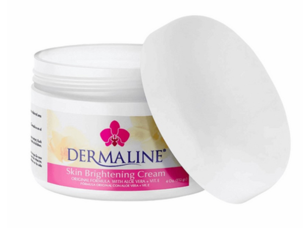 Dermaline Skin Brightening Cream with Aloe Vera Vitamin E 4 oz