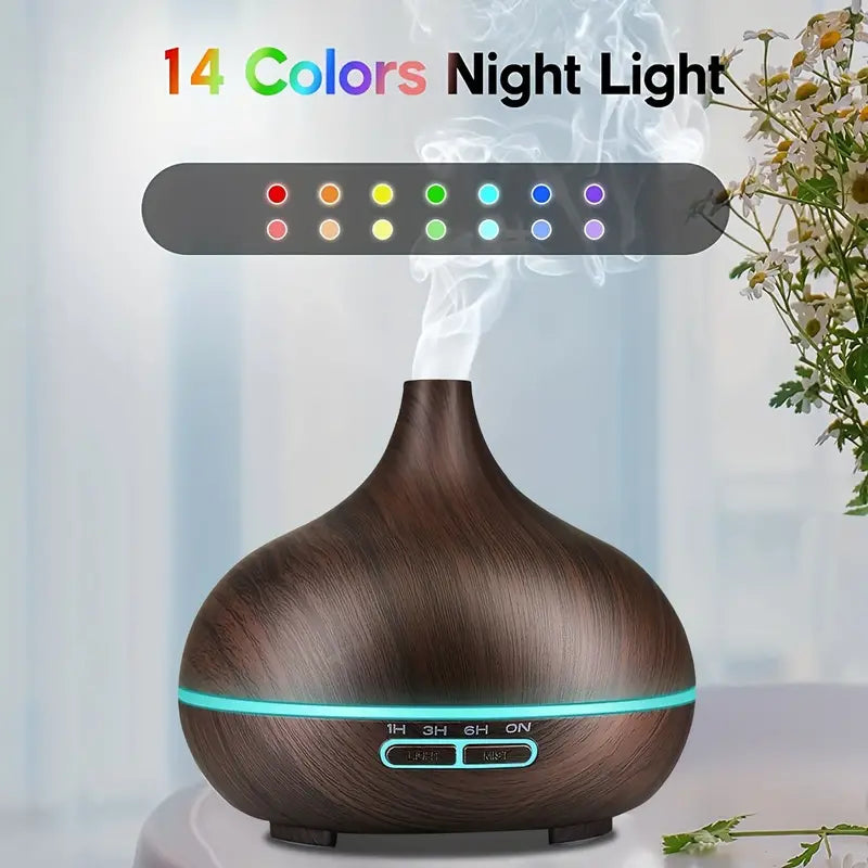 1pc 18.6oz Essential Oil Diffuser, Air Humidifier