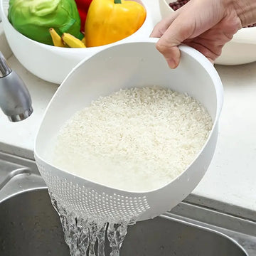 Versatile Rice Washing and Draining Basket