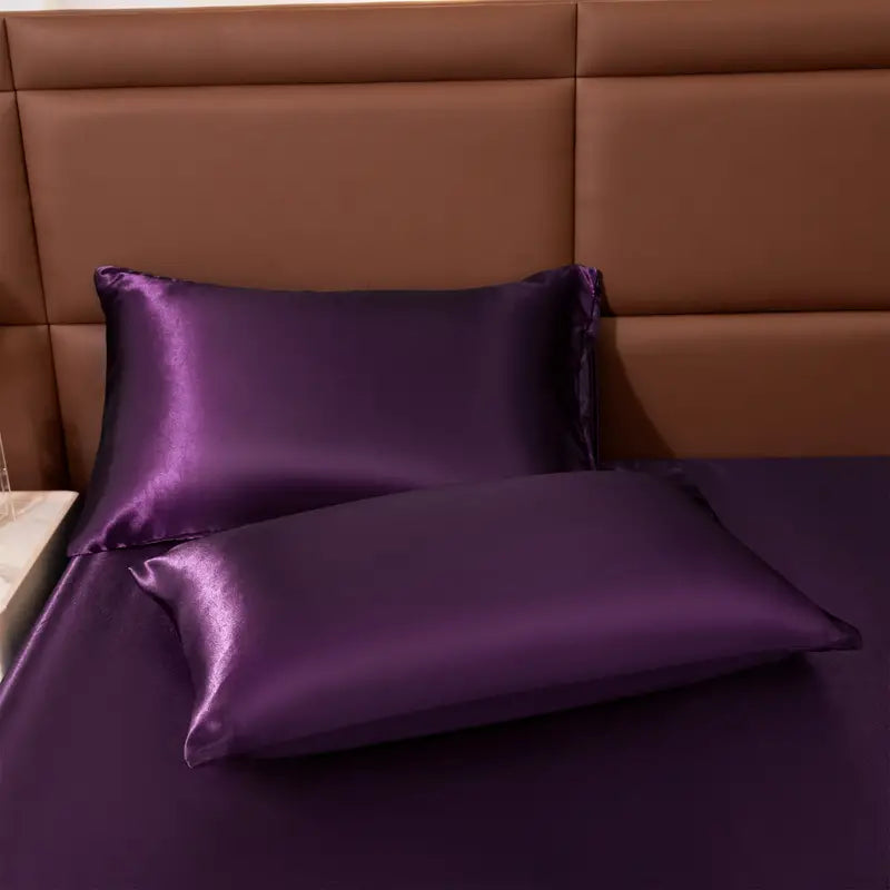 2-Pack Premium Satin Pillowcases