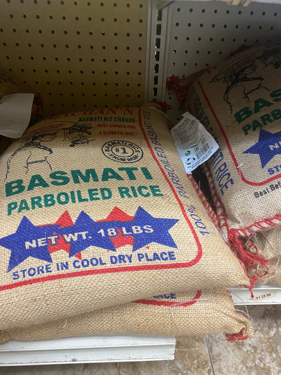 Ti-Machan'n Basmati Parboiled Rice 18lbs - Eurys Market