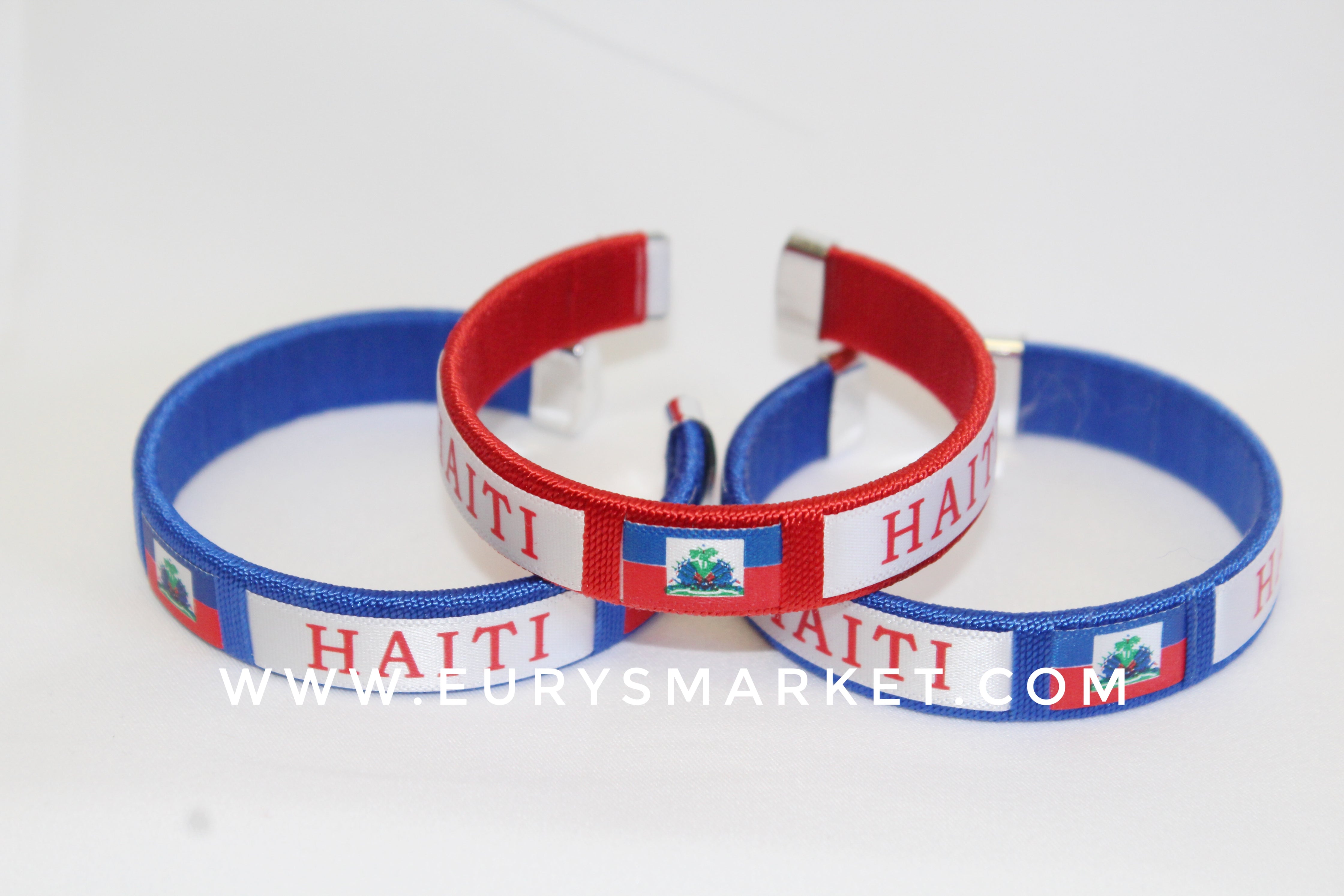 Stylysh Charms HAITI HAITIAN FLAG Photo Italian 9mm Link PC075 Fits Traditi