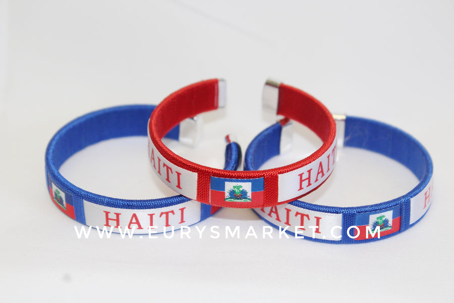 HAITIAN FLAG BRACELET - [Eurysmarket]