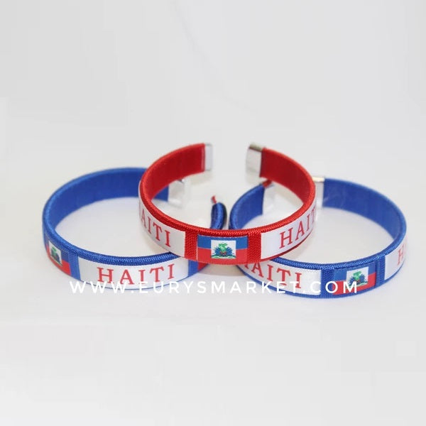 HAITIAN FLAG BRACELET - [Eurysmarket]