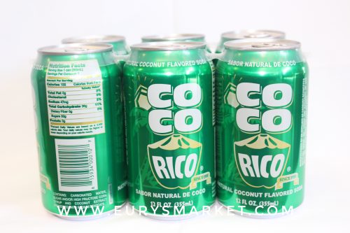 COCO RICO 6-PACK 12 OZ. CANS - [Eurysmarket]
