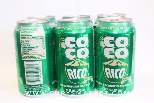 COCO RICO 6-PACK 12 OZ. CANS | Eurys market – Eurysmarket