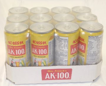 Acassan Mrs. French's AK-100 Vanilla Corn Drink (Case) - [Eurysmarket]