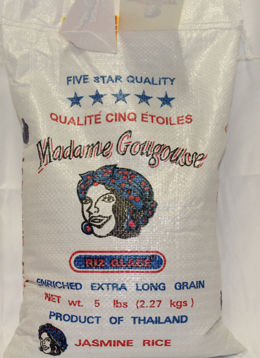 Extra Long Grain Jasmine Rice 5 lb - Madame Gougousse - [Eurysmarket]