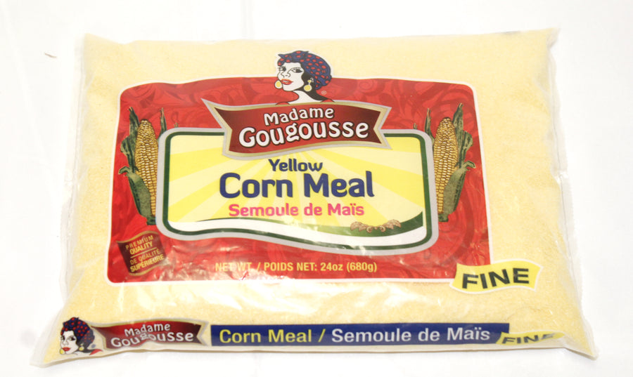 Madame Gougousse Yellow Fine Corn Meal 24 Oz - [Eurysmarket]