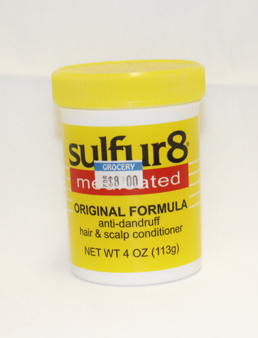 Sulfur 8 Medicated Anti-dandruff Hair & Scalp Conditioner 4 Oz - [Eurysmarket]