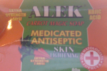 Alek carrot magic soap medicated antiseptic