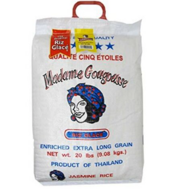 Extra Long Grain Jasmine Rice 20 lb - Madame Gougousse - [Eurysmarket]