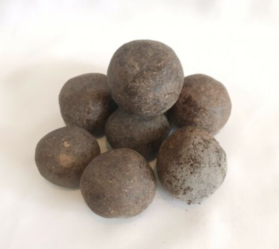 100% RAW NATURAL HAITIAN COCOA BALLS Chocolate - 4 Cocoa Ball - EURY'S MARKET - [Eurysmarket]