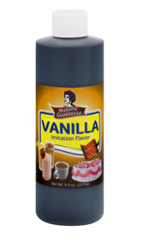 MADAME GOUGOUSSE VANILLA IMITATION FLAVOR 8 OZ