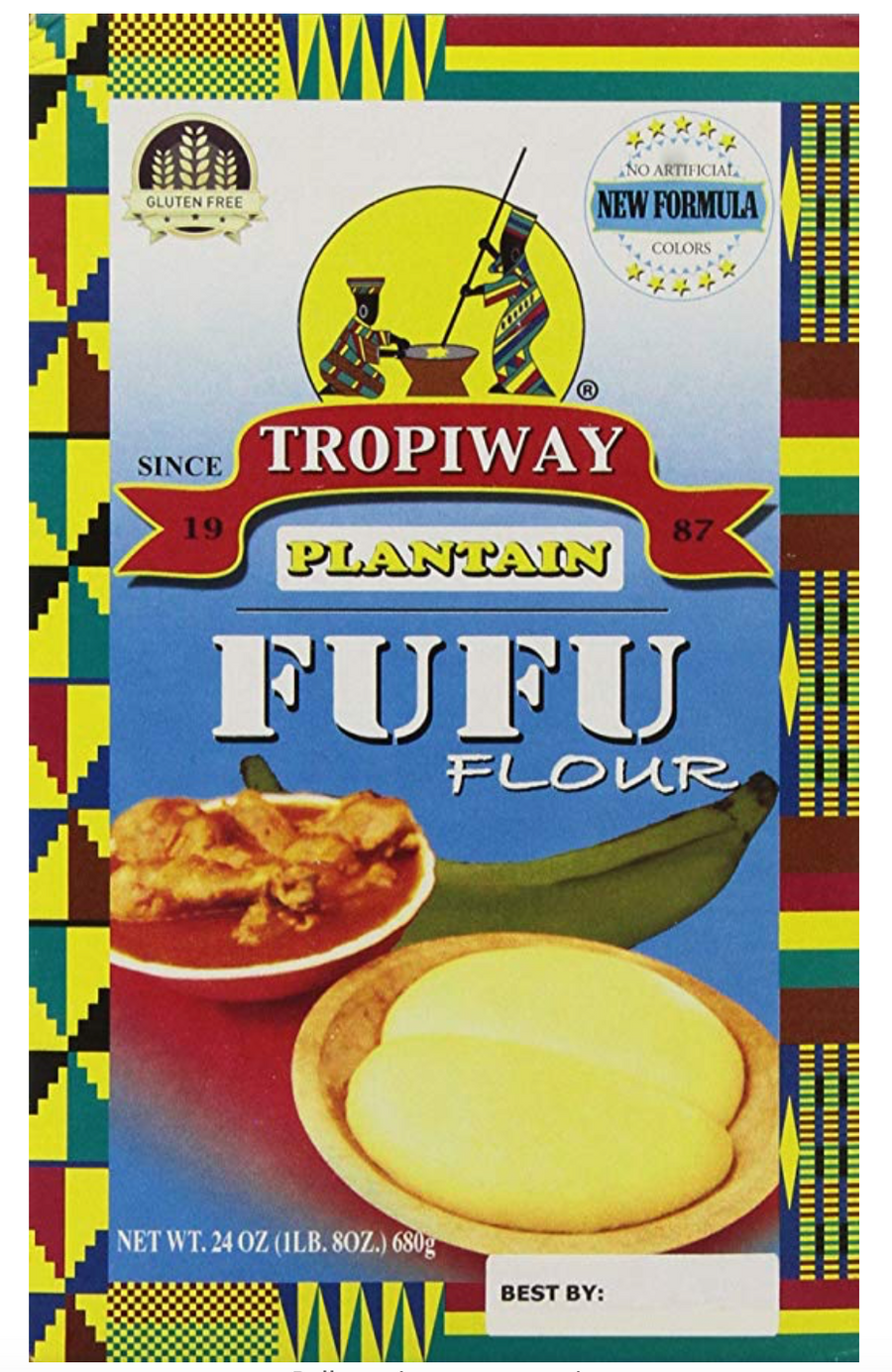 Plantain Fufu Flour 24oz - [Eurysmarket]